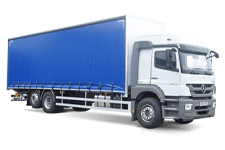 Minibus Hire Sunderland - 26 Tonne Curtain Side Truck - Truck hire Sunderland