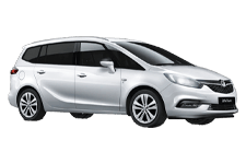Minibus Hire Sunderland - Vauxhall Zafira 5 + 2 - Minibus hire Sunderland
